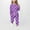 Purple, variant on ZOYOEN Girls Sweat Suit Sets- Soft Fashion Casual Long Sleeve Gradient Shirts and Jogger Pants Gray Size 7-8 Years