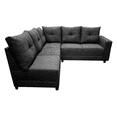 thumbnail image 4 of Sala Esquinera El Bazar Store Loki Gris Oxford 200x215 cm, Tela Lino nacional, Modular, 4 of 5