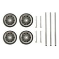 thumbnail image 2 of Replacement 1:64 Scale 11mm Wheel Tire Tyres for Cars Vehicles DIY B3, 2 of 7