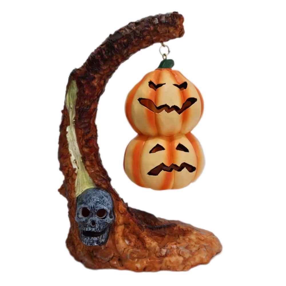 Halloween Horror Pumpkin Bat Decor Battery Operated Indoor Window