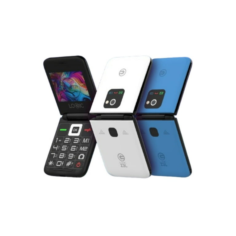 4G Unlocked Flip Phone Logic Z3L with Free Bluetooth - Walmart.com