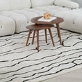 thumbnail image 4 of Rug Branch Domus Abstract Indoor Area Rug, Cream Black, Modern - Living Room, Bedroom, Dining Room, and Kitchen, 4 of 8