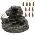 thumbnail image 2 of Backflow Censer,Unique Resin Backflow Censer Office Decoration Incense Burner Top-Notch Performance, 2 of 8