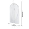thumbnail image 1 of weibbin Clear Garment Bags For Hanging Clothes Clothes Covers Protecting Full Zipper Suit Bags Garment Cover For Closet And Cloth Storage, 1 of 10
