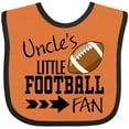 thumbnail image 3 of Inktastic Uncle's Little Football Fan Boys or Girls Baby Bib, 3 of 4