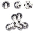 thumbnail image 5 of JISADER 2PCs Trolley Triangular Wheels Staircase Climbing Wheels Stainless Steel -wheel Diameter 9 Cm Anti -slip Replacement for Laundry, 5 of 9