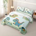 thumbnail image 3 of Erosebridal 3D Cartoon Dino Twin Quilt Set,Cute Mountain Animal Twin Coverlet Set For Boys,2pcs, 3 of 7