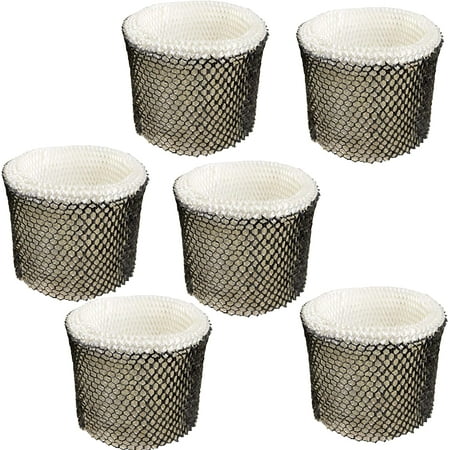 

HQRP 6-Pack Filter Compatible with Sunbeam HWF64CS HWF64 SCM-1746 SCM-1745 SCM-1747 Type-E Humidifier