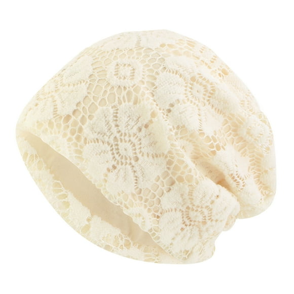 2025 Women's Foldable Mesh Cold Weather Hats for Men Handmade Floral Lace Chemotherapy Fleece Trapper Hat Hair Loss Caps Slouchy Winter Hat Trapper Hat