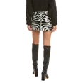 thumbnail image 2 of Cinq à Sept womens  Juno Sequin Zebra Mini Skirt, 6, Black, 2 of 3