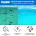 thumbnail image 3 of Swimline HydroTools Hydro Flo 1.5 HP Vertical Discharge Swimming Pool Pump, 3 of 10