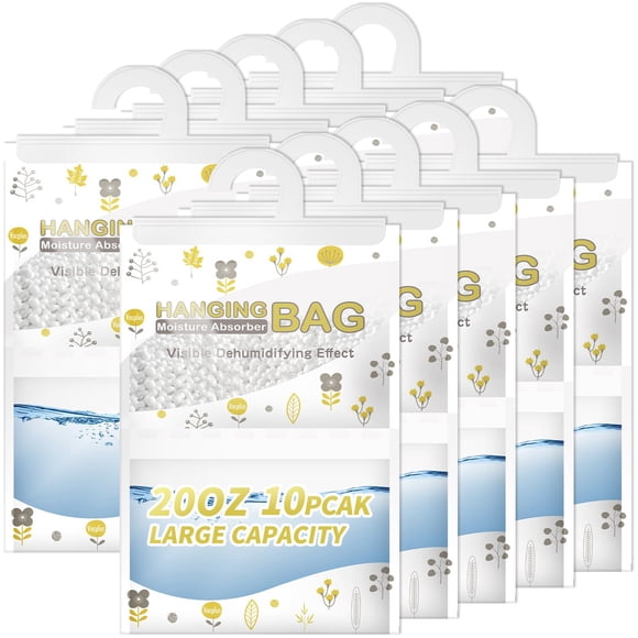 Deshumidificador de armario colgante Vacplus con absorción de humedad, 500 ml x 10