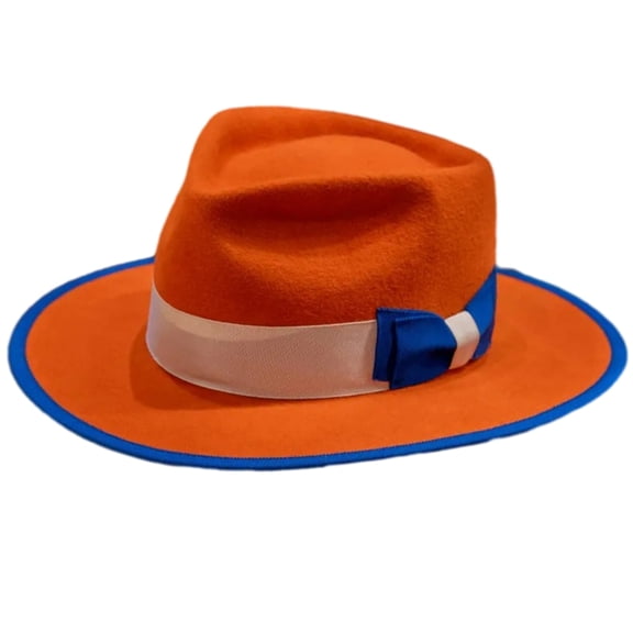 Yokua Cowboy Hat Wool Fedoras Man Women Unisex Wear Classical Hat for Travel
