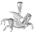thumbnail image 1 of 18K White Gold Pegasus Pendant - 25 mm, 1 of 2