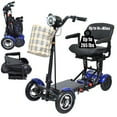 thumbnail image 1 of MALISA Foldable Mobility Scooters for Adults, 4 Wheel Powered Electric Scooter with Seat, (Blue, Up to 16+ Miles), 1 of 10