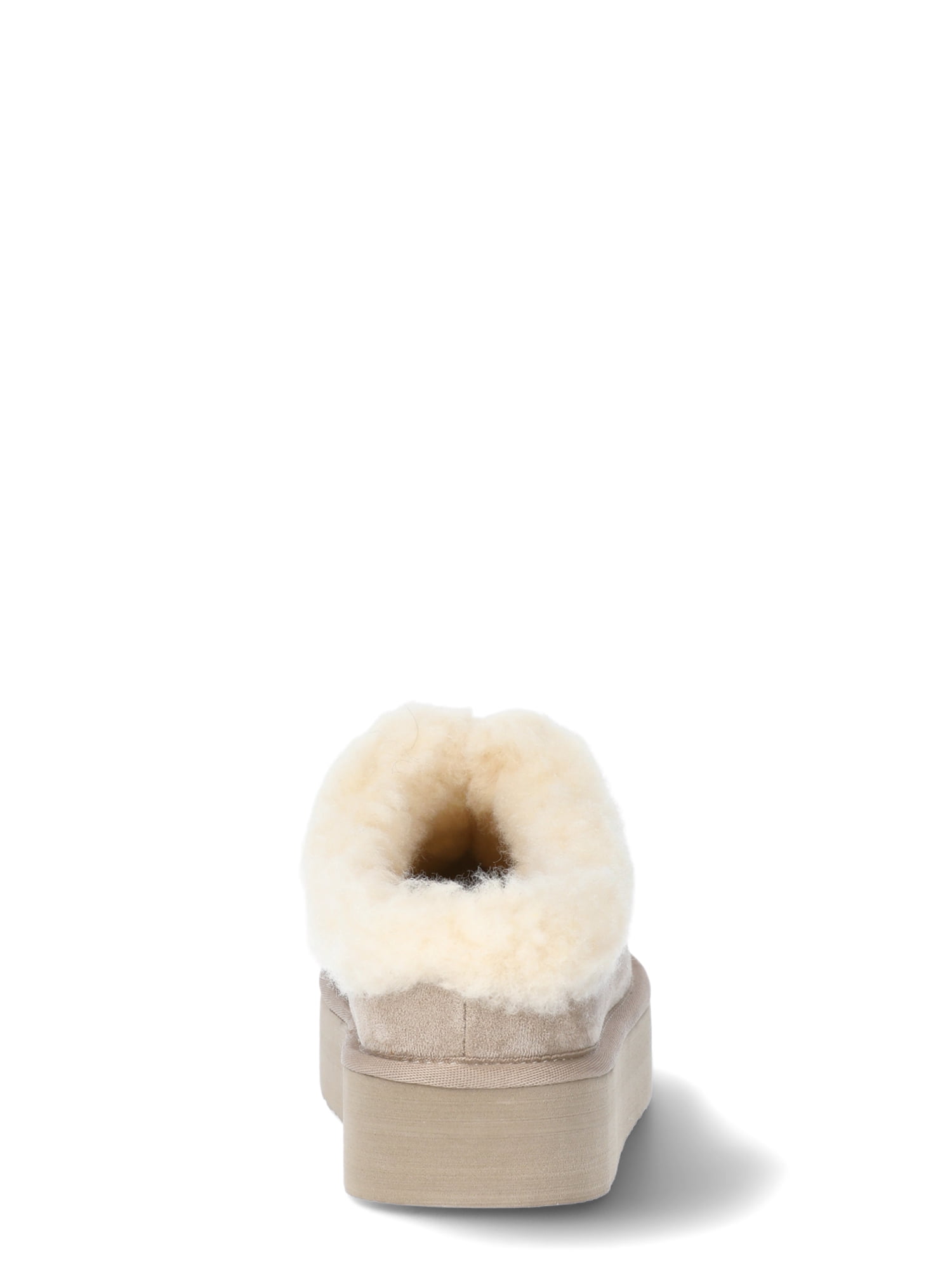 Pawz Womens Cozy Lined Platform Slippers
