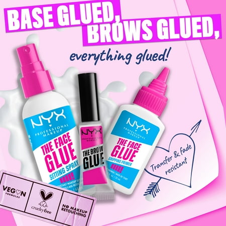 ニックス ザ フェイス グロウ セッティング スプレー 60ml NYX PROFESSIONAL MAKEUP SPRAY FIXATEUR THE FACE GLUE [bmj]