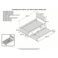 thumbnail image 6 of Richmond Twin Extra Long Bed with Matching Footboard and Twin Extra Long Trundle in White, 6 of 6