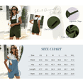 thumbnail image 7 of Women's Summer Cotton Linen Short Overalls Casual Bib Shortalls Rompers with Pockets, 7 of 7