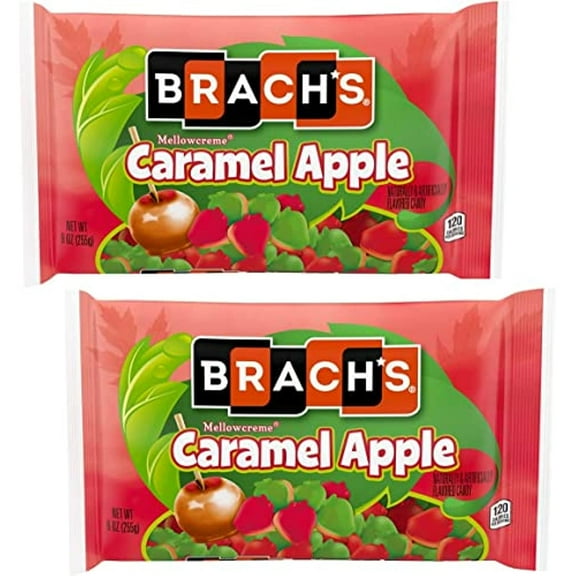 Brach's Caramel Apple Mellowcreme Candy - 9-oz. Bag ( 2 pack )