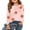#A09-Pink, variant on Abcomgle Girls Long Sleeve Tops 7-16 Casual Tulip Print Crewneck T Shirts for Girls Fall Basic Top for Girls Cute Girls Tunic Tops 7-8 Years,Army Green
