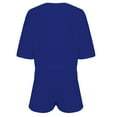 thumbnail image 4 of Pyhlmscde Women Summer Two Piece Outfits Sweatsuits 2025 Casual Lounge Skirt Shorts Matching Sets Trendy Short Sleeve Clothing,Summer Outfits for Women 2 Piece Set, 4 of 7