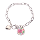 thumbnail image 1 of Pulsera de cadena de corazón Unbranded Decoracion flor planta pompon joyería encanto moda, 1 of 3