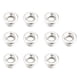 thumbnail image 2 of Sonducket 10 piezas de cuentas sueltas para manualidades brillantes, cuentas espaciadoras hechas a mano, suministros de joyería de varios tamaños, Ropa, zapatos y accesorios Miscelánea Plata 4 mm Sonducket AP010776-02B, 2 of 6