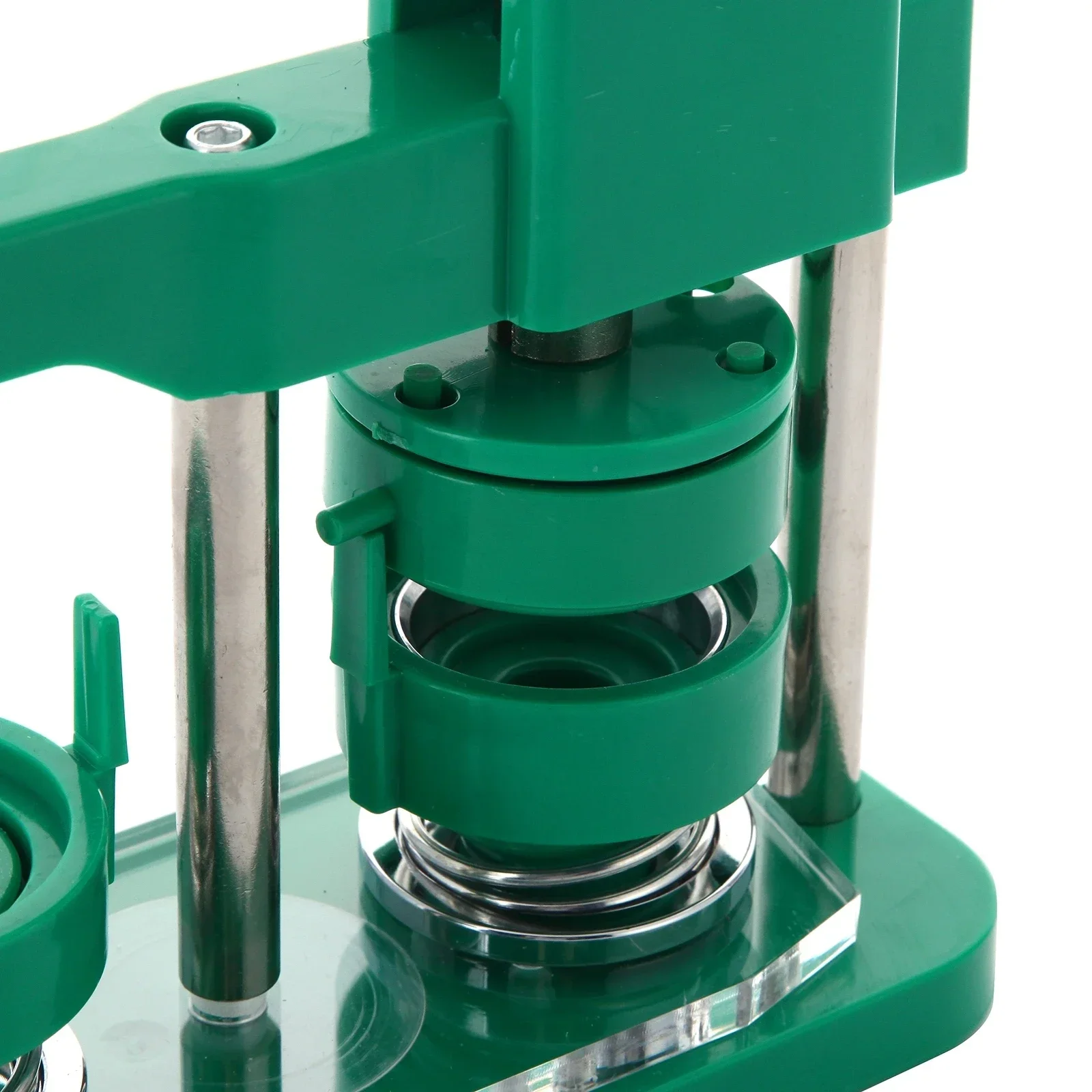 32mm Upgraded Button Maker Machine with Absorbable Mold Round Pin Maker Kit & 100PCS Button ,Beginner-Friendly