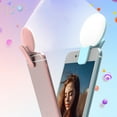 thumbnail image 4 of Mobile Phone LED Flash Light Beauty Fill Lamp 3 LED flash light Block Enhancing Modes Selfie Ring Light,White, 4 of 8