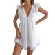 thumbnail image 2 of SAYOO Vestido de Mujer, Sin Mangas, Cuello en V, Patchwork, Adelgazante, Casual, Club, Fiesta, Vestido de Cintura Alta SAYOO Moda, 2 of 7