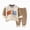 G167-Coffee, variant on masbird Toddler Pajamas Cotton Kids Pajamas for Girls Boys Long Sleeve Set 2 Piece Snug Fit Pjs Set 6-12 Months 12-24 Months 2t 3t 4t 5t 6t 7t 8t 9t Children(Yellow,7-8 Y)