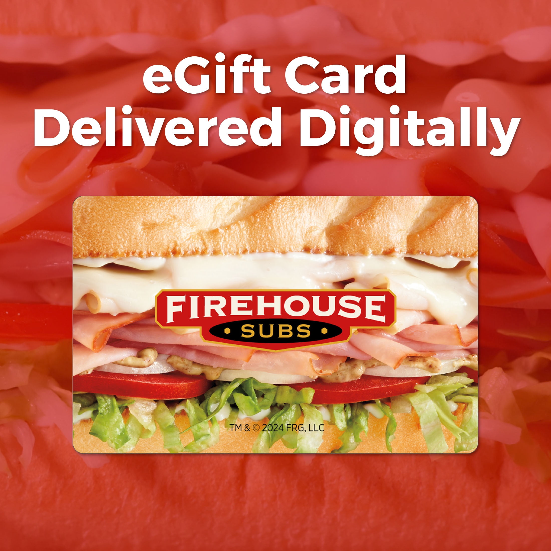 FIREHOUSE SUBS VGC ($15 - $500) eGift Card [Email Delivery]