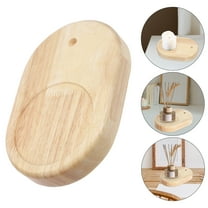 WHAMVOX Wood Base for Table Lamp Replacement Desk Lamp Base Decorative Aroma Lamp Base DIY Table Lamp Base