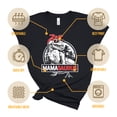 thumbnail image 5 of Bella Canvas Mamasaurus T Shirt Funny Dinosaur Family Mom Gift Tee, 5 of 6