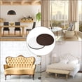thumbnail image 5 of Uxcell Felt Furniture Pads 100mm Dia Self-stick Anti-scratch Floor Protector Brown 24 Pads, 5 of 5