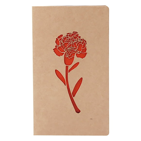 Dvkptbk Film de Lettrage Vintage Papier Kraft Creux Amour Carte Fête des Mères Anniversaire Action de Grâce Décoration Maison en Liquidation
