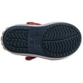 thumbnail image 5 of Crocs Kids Crocband Sandal Navy / Red Ankle-High - 9M, 5 of 5