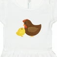 thumbnail image 4 of Inktastic Hen and Chick Farm Animals Girls Toddler Dress, 4 of 5