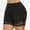 *Black, variant on ClodeEU Women's Plus Size Lace Trim Stretch Athletic Shorts ,Solid Color Yoga Bottoms White,Womens Plus XL