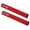 Red, variant on Seal Savers Fork Covers - Inverted Forks 44-50mm Fork Tube, Long, Black