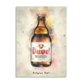 thumbnail image 3 of Póster de cerveza de acuarela, cuadro de arte de pared de cerveza belga, impresión en lienzo, bar, sala de estar, decoración del hogar, pintura, regalos, 3 of 5