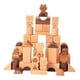 thumbnail image 3 of 50 piezas de bloques de construcción de madera, juguete de construcción que desarrolla habilidades motoras Montessori, formas 3D para niños y niñas de, 3 of 9