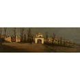 thumbnail image 3 of Curt Agthe 14x7 Black Modern Framed Museum Art Print Titled - Landscape (Winter in the Countryside), 3 of 5