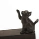 thumbnail image 5 of Topes de puerta de gato de hierro fundido de alta resistencia, cuña de tope de puerta de metal con estatua decorativa de animal lindo con alfombrilla antideslizante, 5 of 5