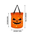 thumbnail image 2 of LED Light Halloween Candy Bags, Light Up Halloween Party, Trick Light Up Candy Bags, Multipurpose Reusable Bucket, For Children Halloween Snack Bags A, 2 of 4