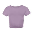 thumbnail image 3 of Summer Tops for Women Bulk Pack of Long Sleeve T Shirt Women Long Sleeve Layering Tops for Top Small T Shirt Women's Women's plus Size Womens Turtleneck Woman Large Purple M, 3 of 3