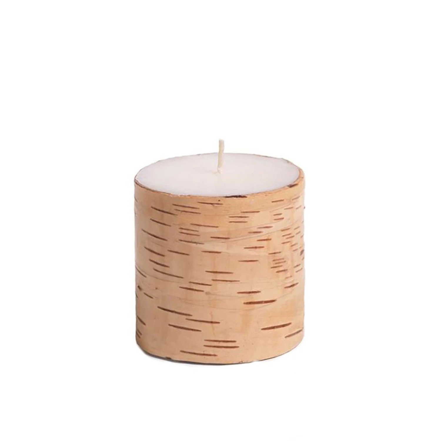 Scented Birchwood Pillar Candle