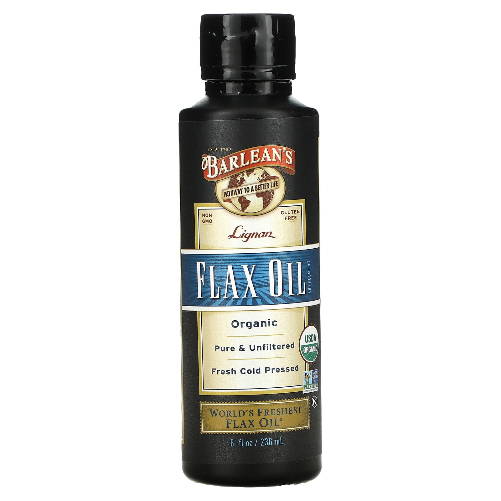 Barleans Organic Oils Barleans  Flax Oil, 8 oz