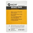 thumbnail image 4 of Niche Semi-Metallic Brake Pad Set for Yamaha YZF R3 Motorcycle MK1002847, 4 of 8